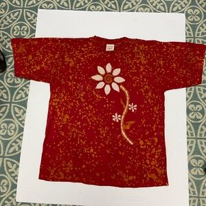 Vintage Gypsy Rose flower tee